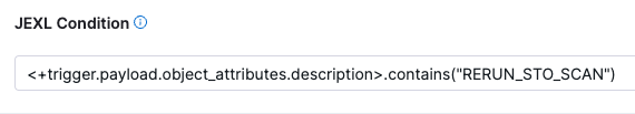 JEXL condition to trigger GitLab scan based on a comment string